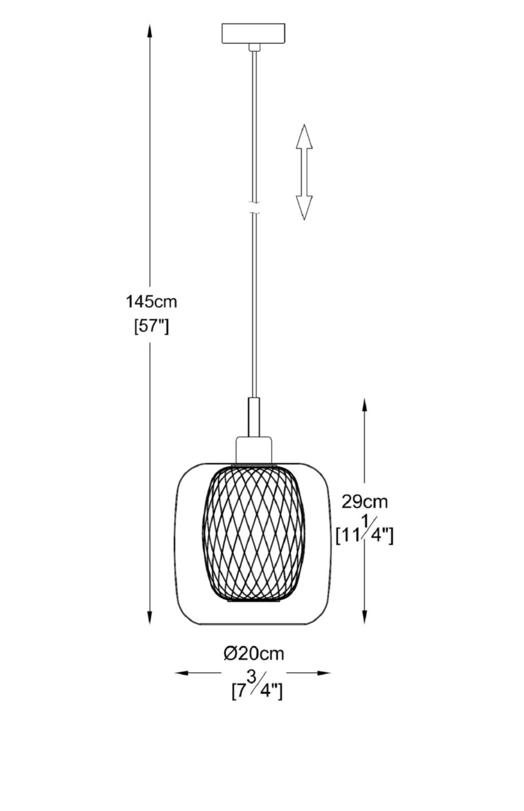 Lampa wisząca Donato