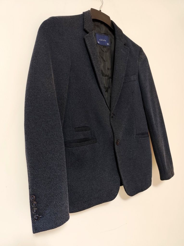 Blazer azul escuro para Homem marca Zara (Tam. S)