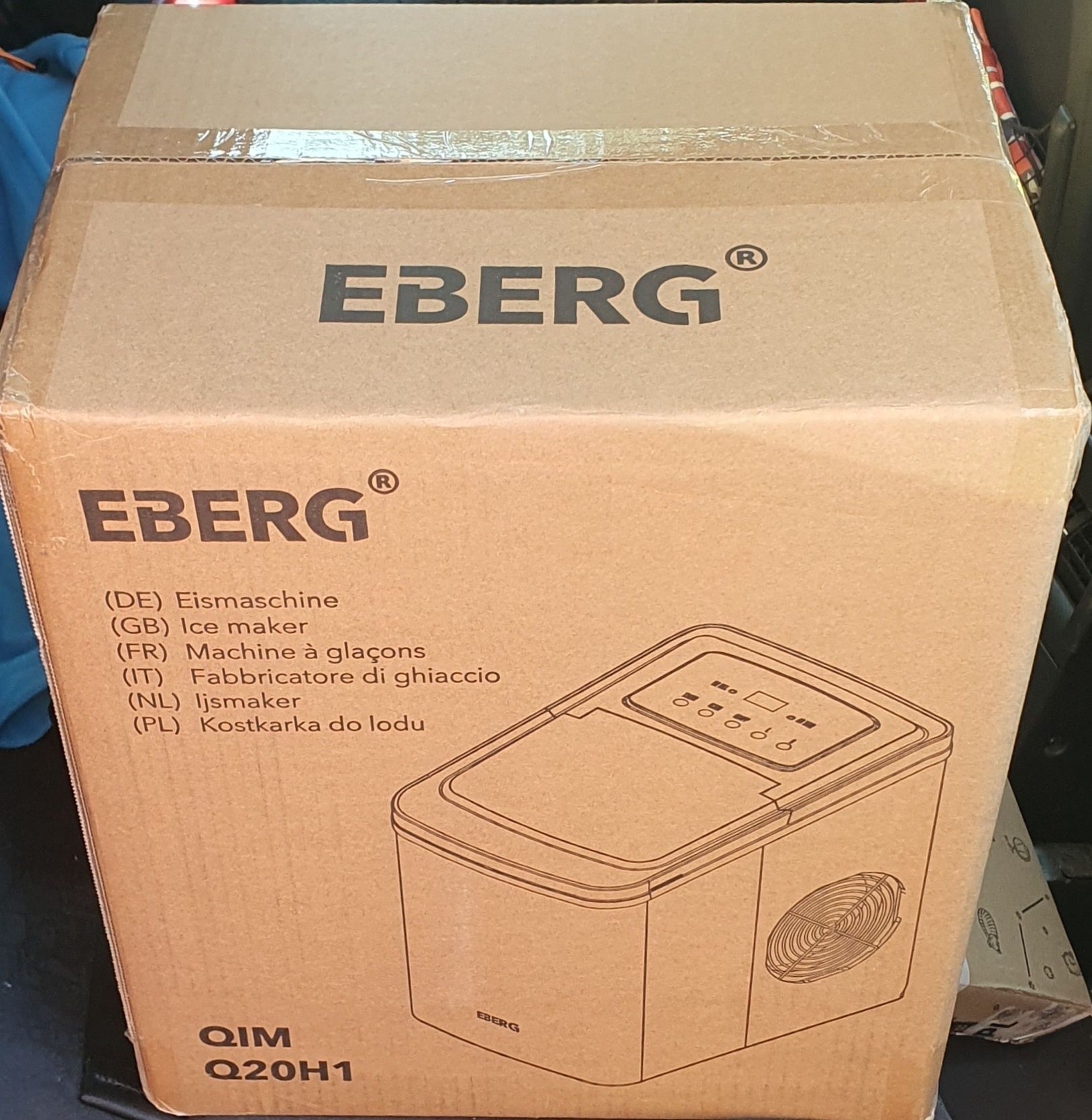Nowa kostkarka do lodu Eberg QIM 12kg/24h inox