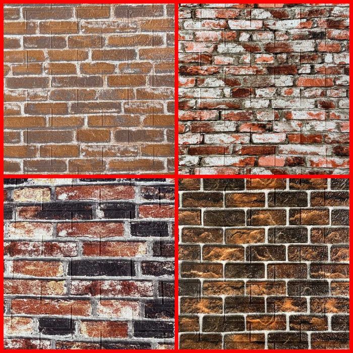 Шпалери панель Самоклеющиеся панели Цегла Самоклеючі панелі самоклейка