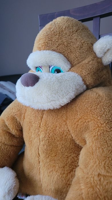 NOWY Pluszowy goryl maskotka małpka XXL