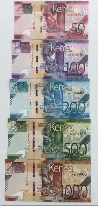 Set notas Xelim Queniano