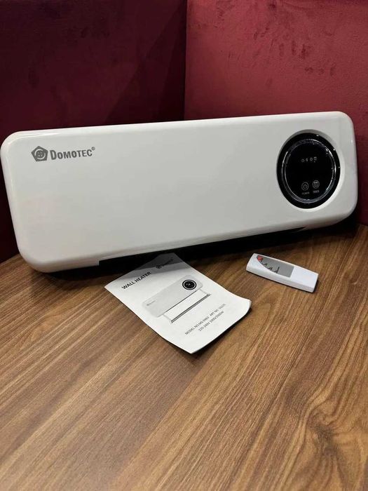 Настінний обігрівач Domotec MS-5963 White 2000Вт з пультом та сушаркою
