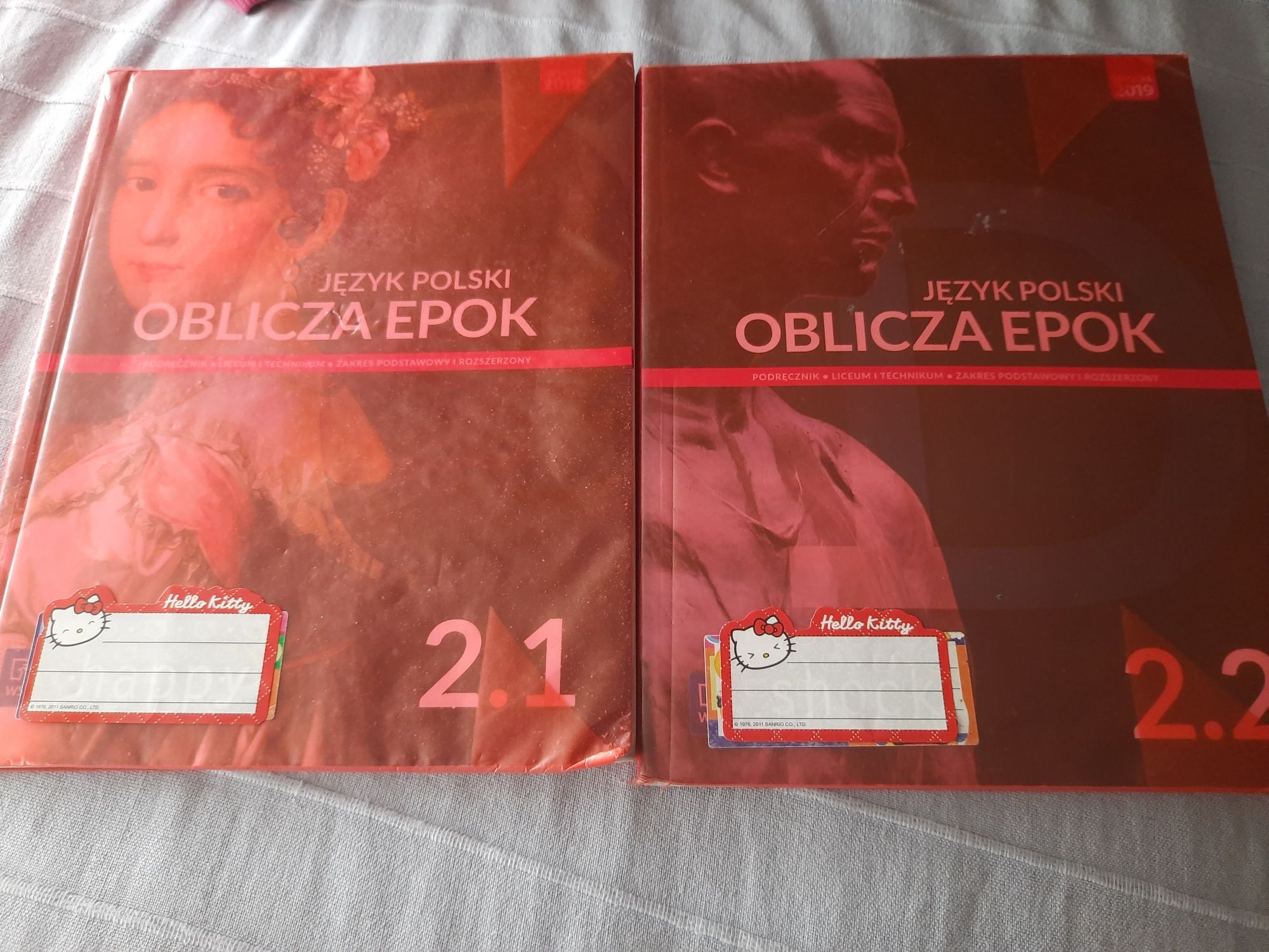 Podręczniki do języka polskiego oblicza epok 2.1, 2.2