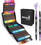 Маркери акварельні Dual Brush 100 шт фломастери на водній основі