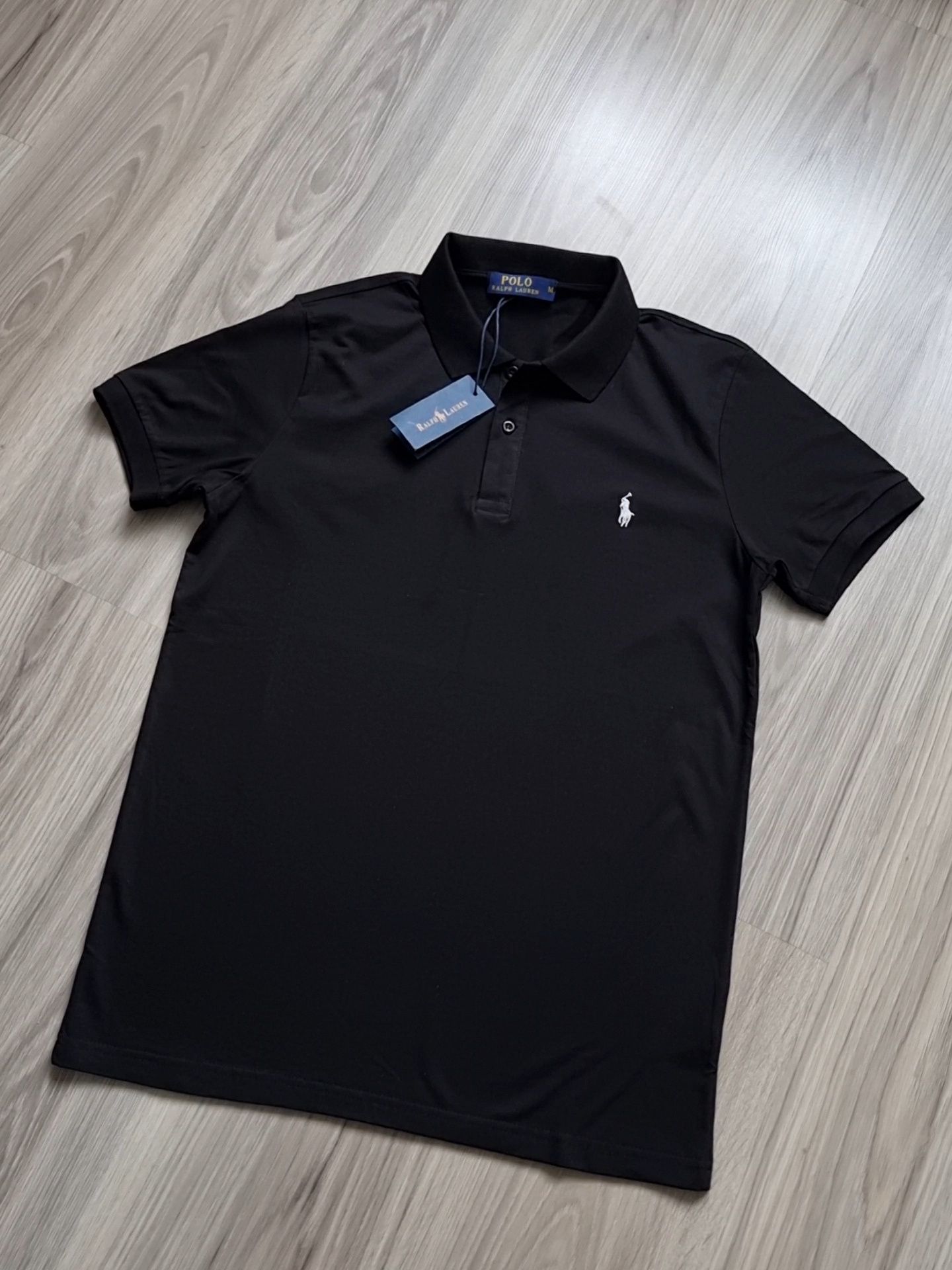 T-shirt/koszulka polo męska czarna Ralph Lauren rozmiar XXL - POLECAM!