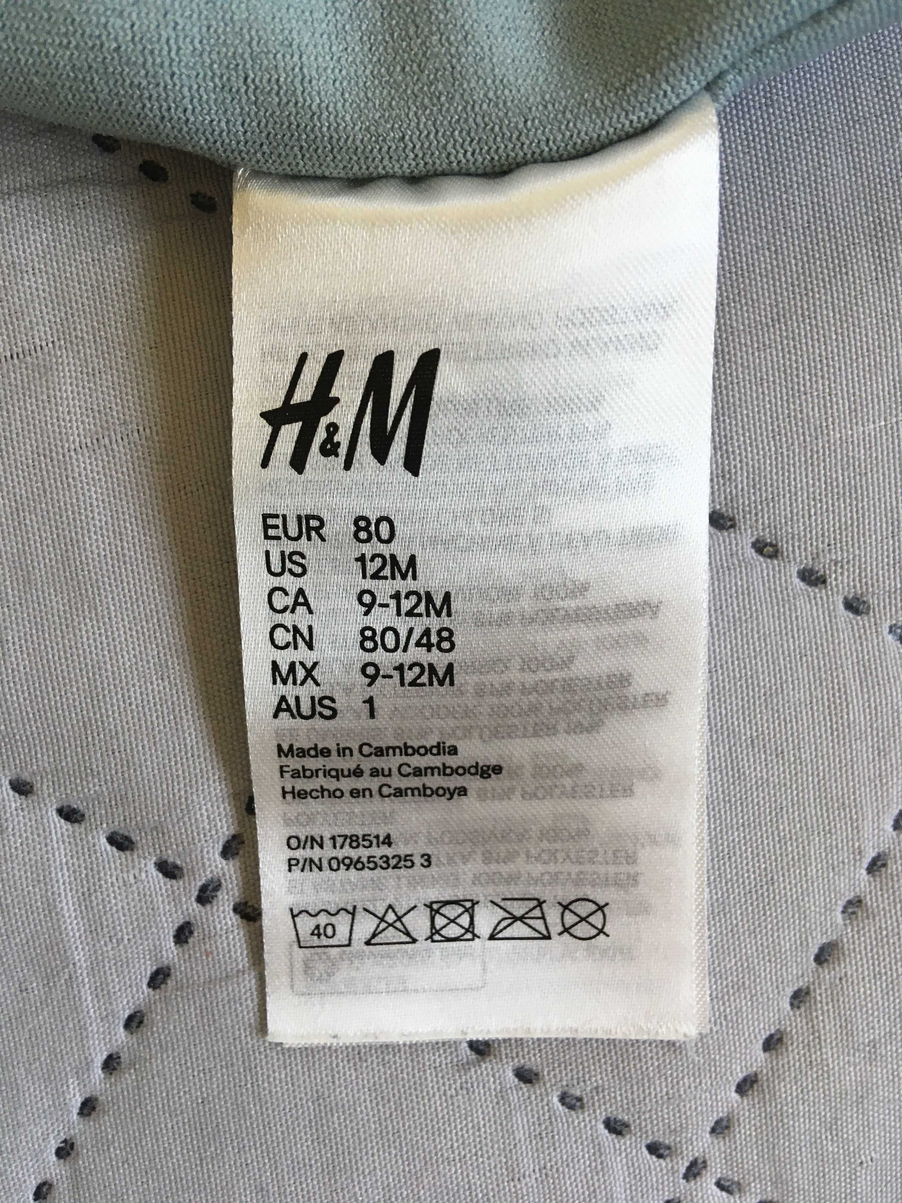 Kostium kąpielowy niemowlęcy H&M, rozmiar 80