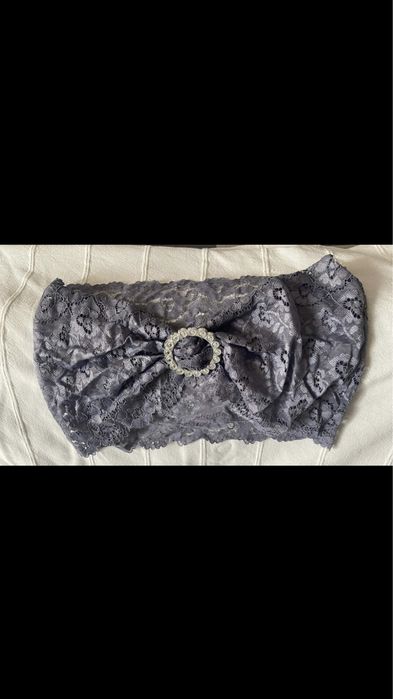 Ozdoba na krzesła koronka elastyczna wesele dekoracje