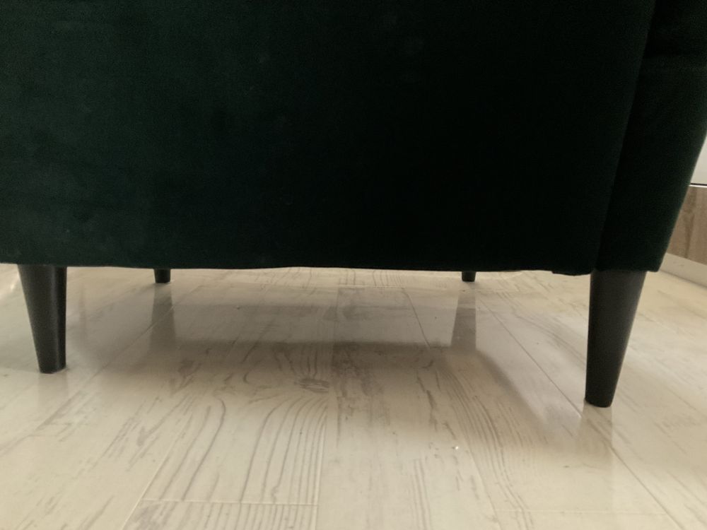 Fotel uszak STRANDMON, Djuparp ciemnozielony - IKEA.