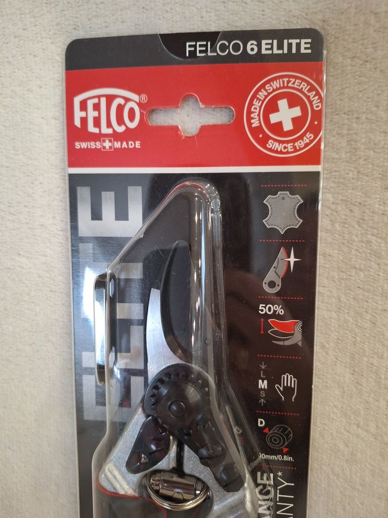 Sekator Felco 6 Elite rękojeść pokryta skórą