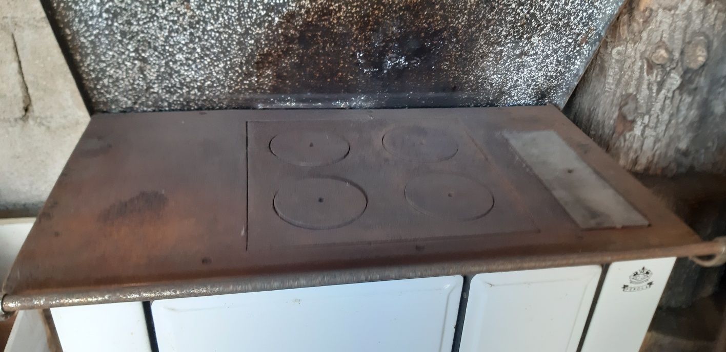 Fogão a lenha a funcionar bem