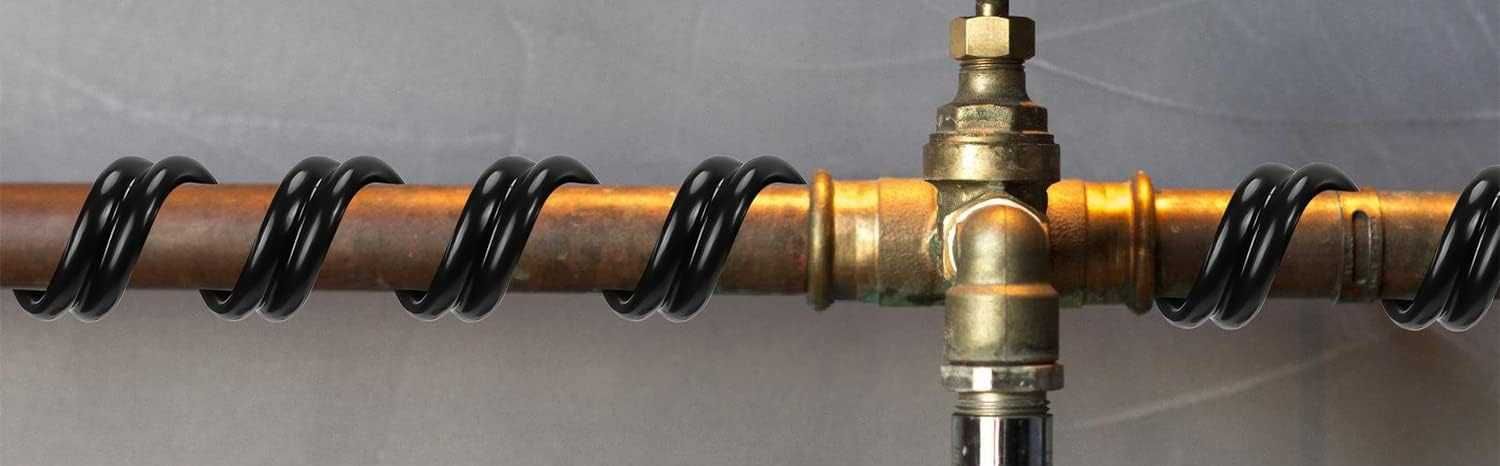 Kabel grzewczy przewód grzejny do ochrony rur z TERMOSTATEM