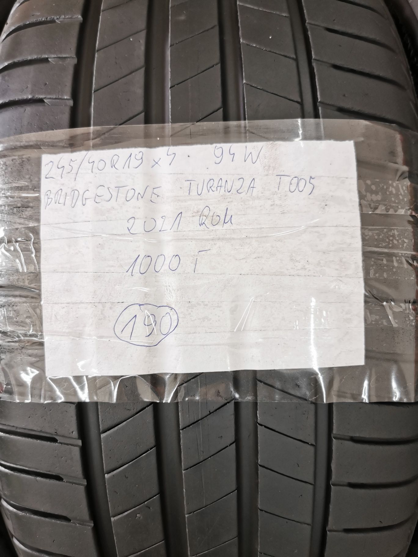 245/40r19 Bridgestone turanza T005  rok 2021