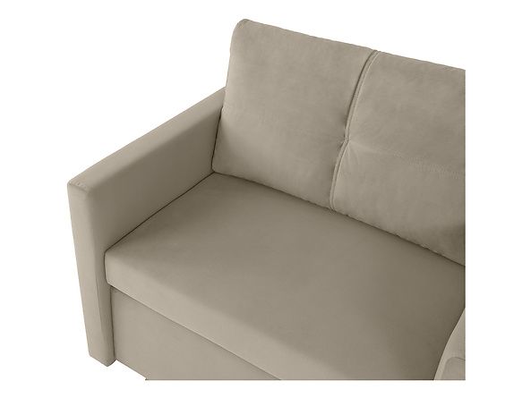Sofa jednoosobowa Bunio Beżowa młodzieżowa BRW, Black Red White