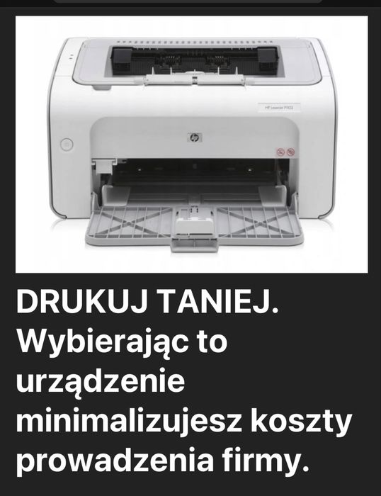 Drukarka laserowa NOWA hp Laserjet pro P1102