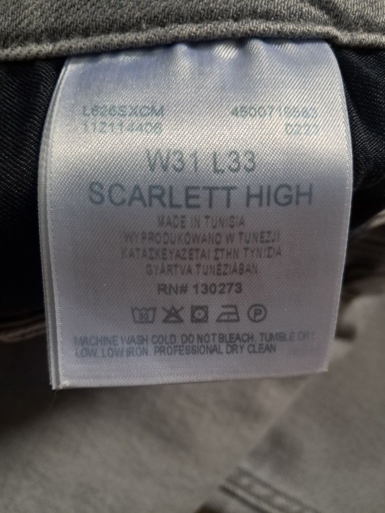 Dżinsy marki LEE Scarlett High W31 L33