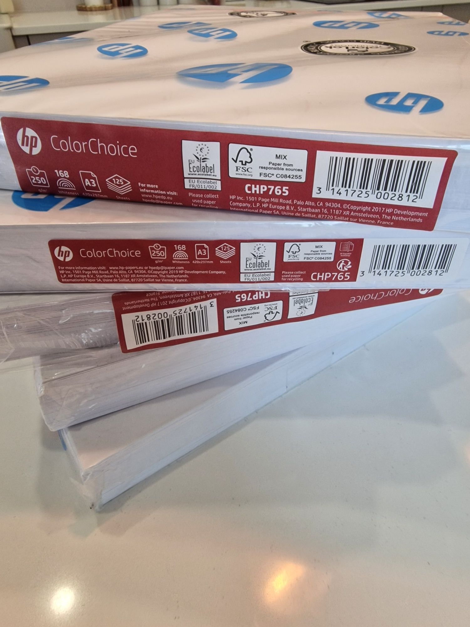 Papel HP Color Choice A3 para impressão