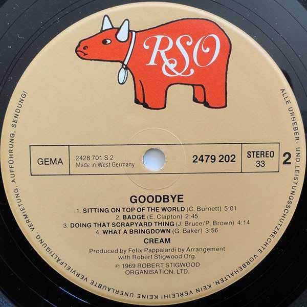 Cream - Goodbye (Winyl)
