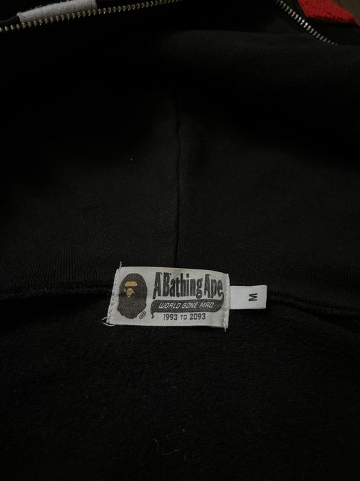 Bape 2nd full zip-hoodie x supreme a bathing ape