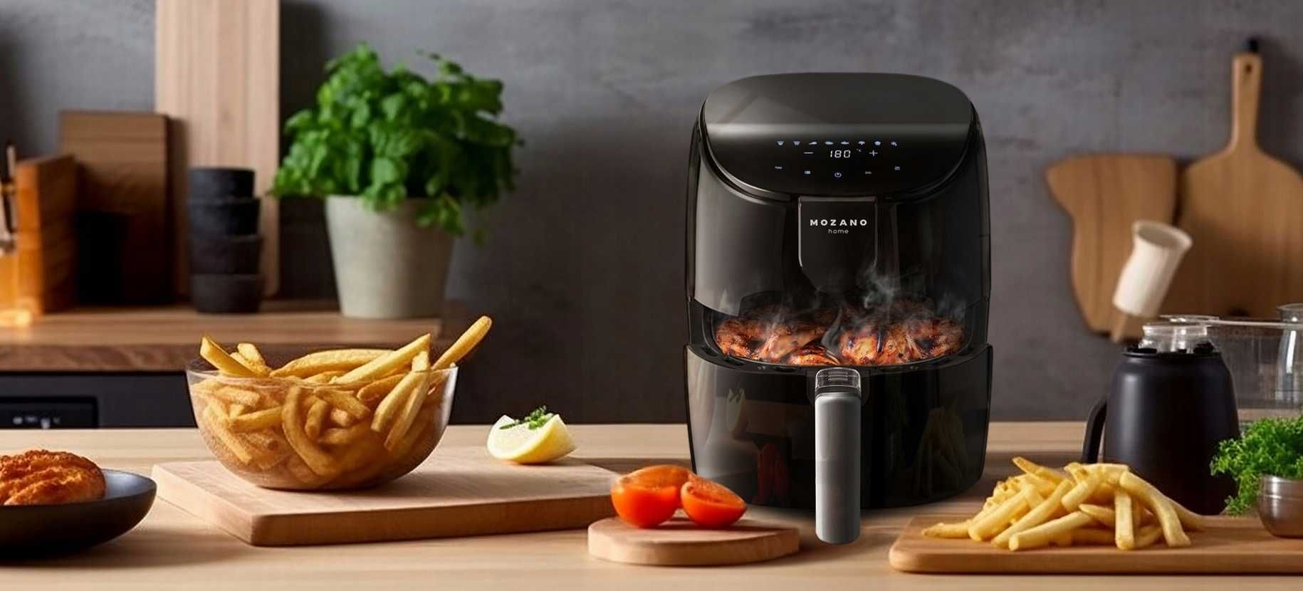 Nowa FRYTKOWNICA beztłuszczowa MOCNA 1500W - Duża - AIR FRYER