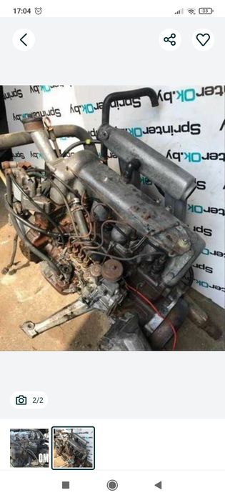 Продам мотор мерсидес 2.4дизиль