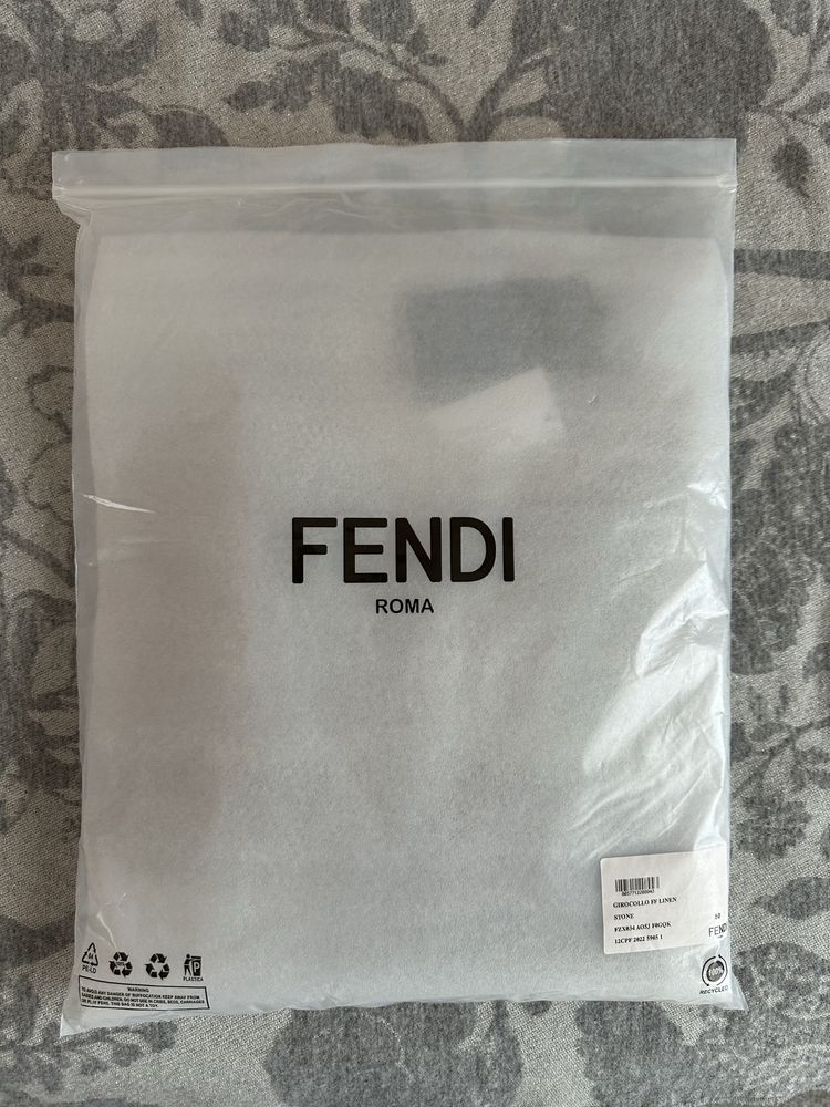 Camisola Fendi Gray Linen Tam. 50 / L