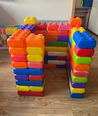 Великий дитячий блоковий конструктор кубики Мега Куб 40 блоків