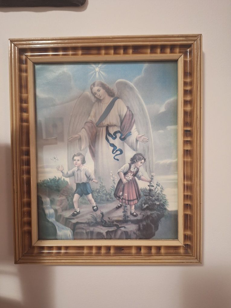 Obrazek Anioł Stróż z dziećmi