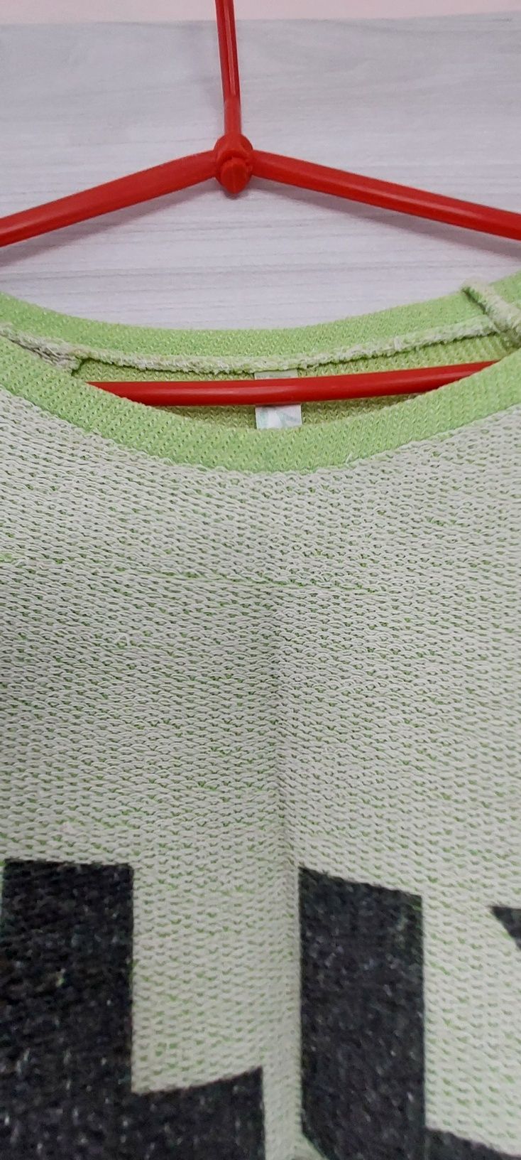 Bluza S zielona sweterek