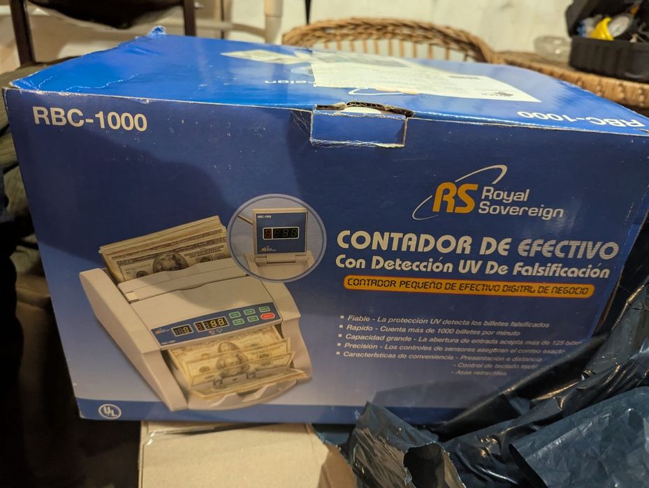 Лічильник банкнот Royal Sovereign RBC-1000