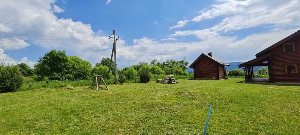 Дім в карпатах.Зруб комплекс + баня.гараж