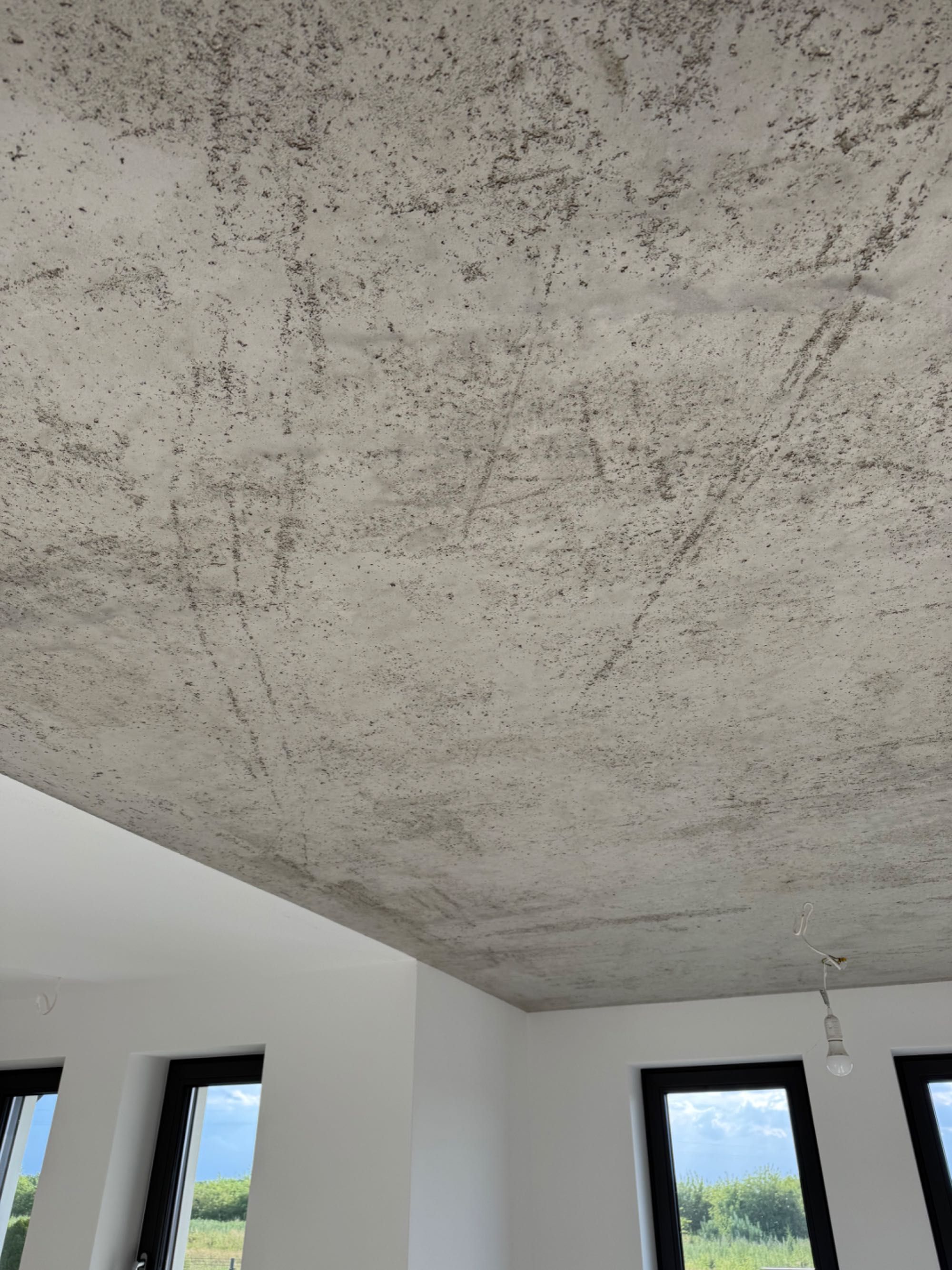 Beton dekoracyjny architektoniczny, Sufit ściana dekoracyjna efekt WOW