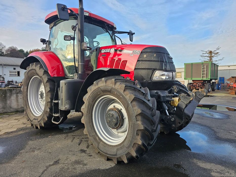Case IH PUMA 160 CVX  TUZ WOM, miękka oś, ISOBUS, opony 90%