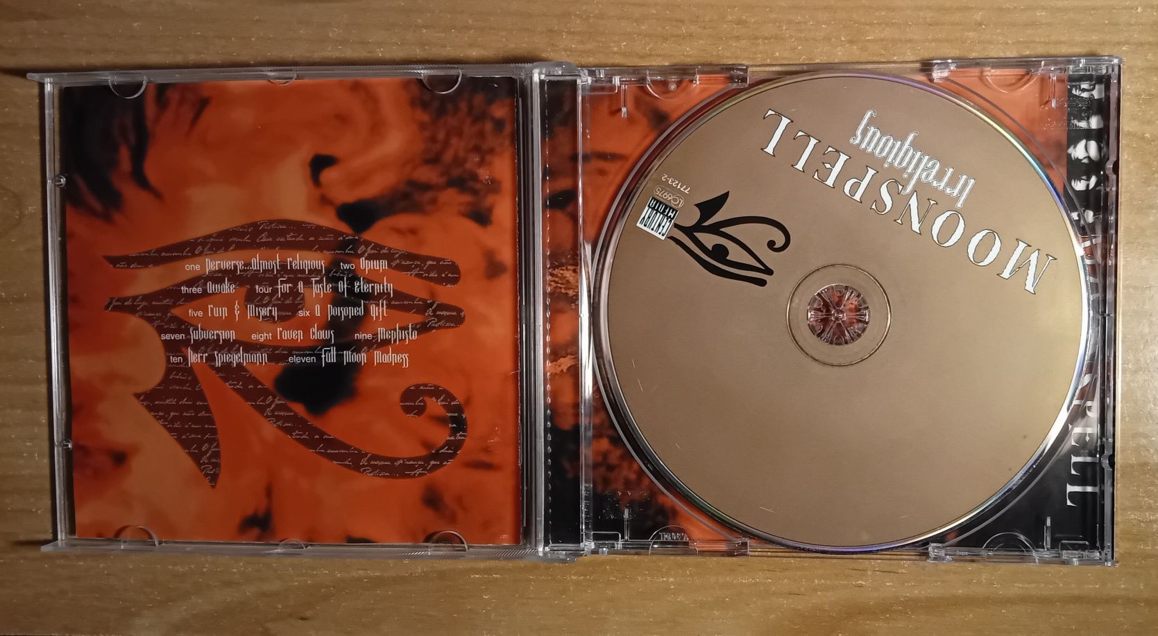 Moonspell - Irreligious cd original 1996