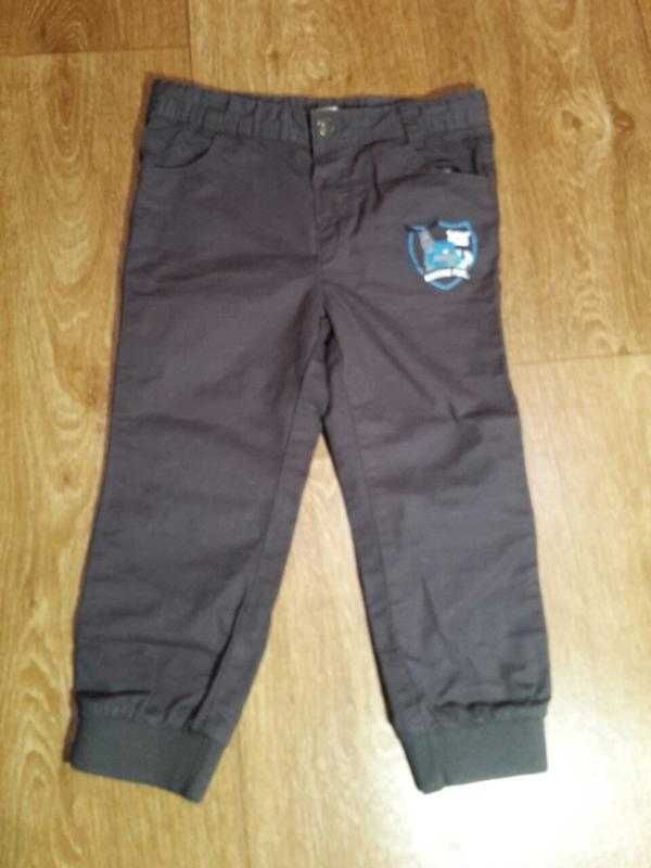 Новые коттоновые штаны, джинсы, джогеры Pepco 2-3 года. Рост- 92 см.