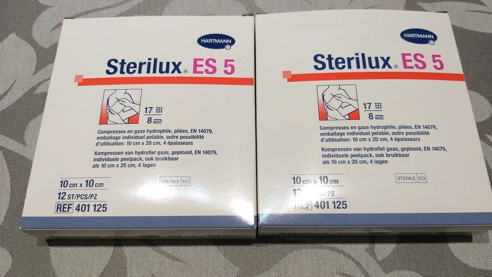 6 caixas de compressas e pensos impermeáveis para fazer curativos