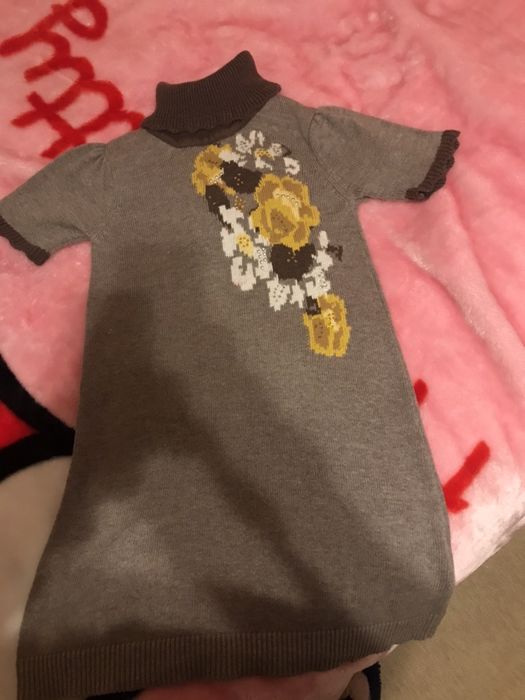 Gorro, cachecol e vestido mayoral 4 e 6 anos