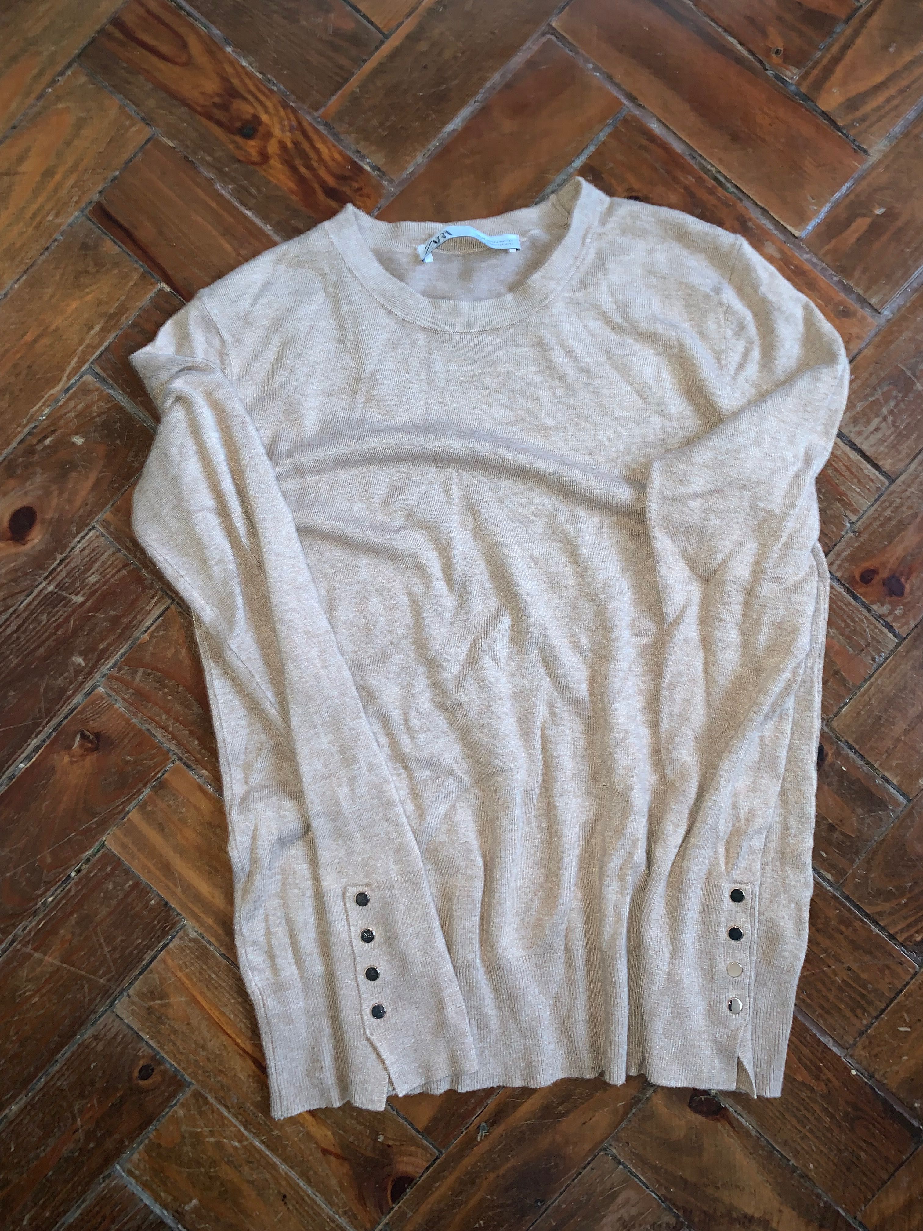 Camisola malha fina zara