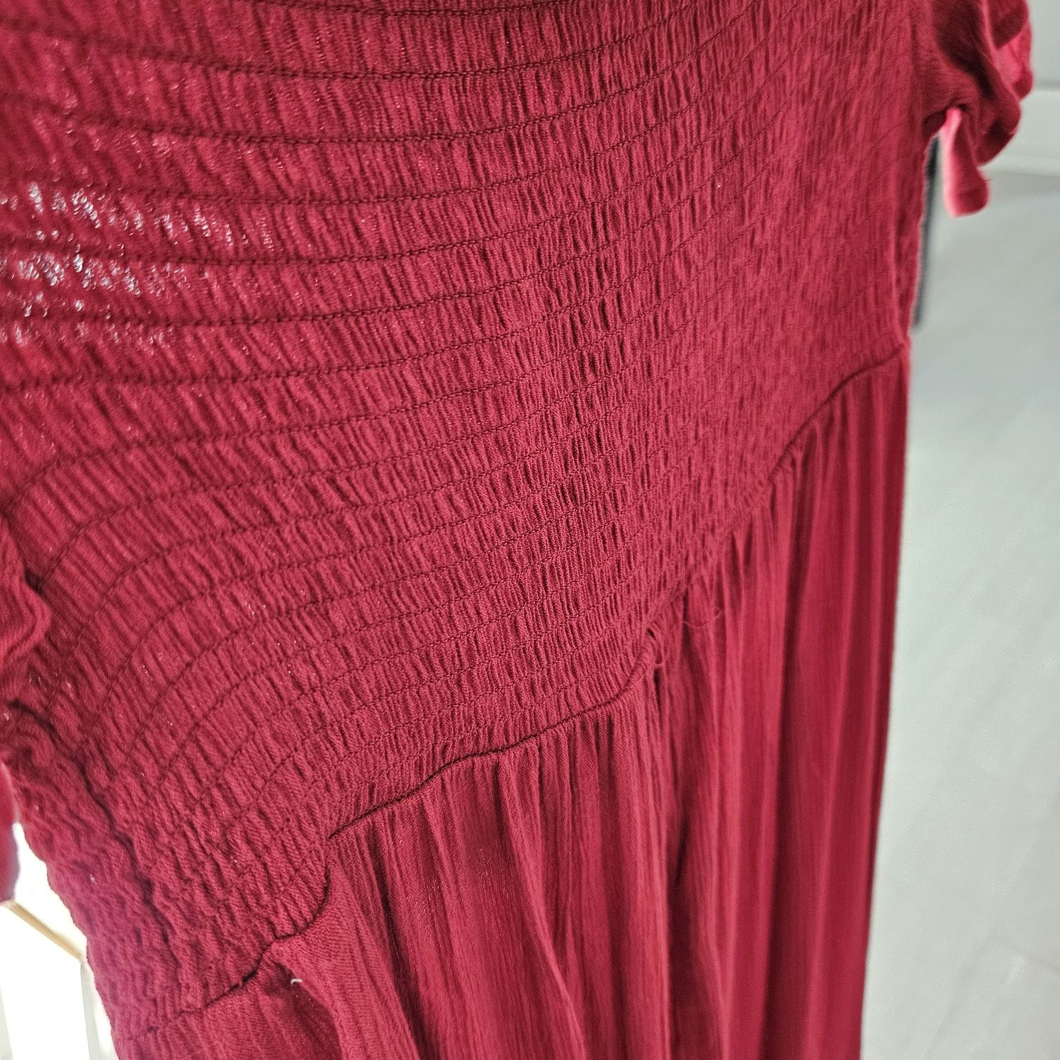 Sukienka midi NOWA z metką PRIMARK 38 M bordowa