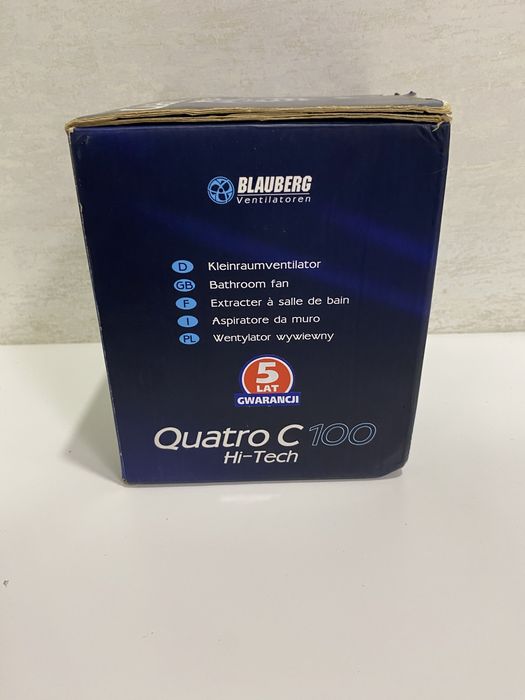 Витяжний вентилятор Blauberg Quatro Hi-Tech 100