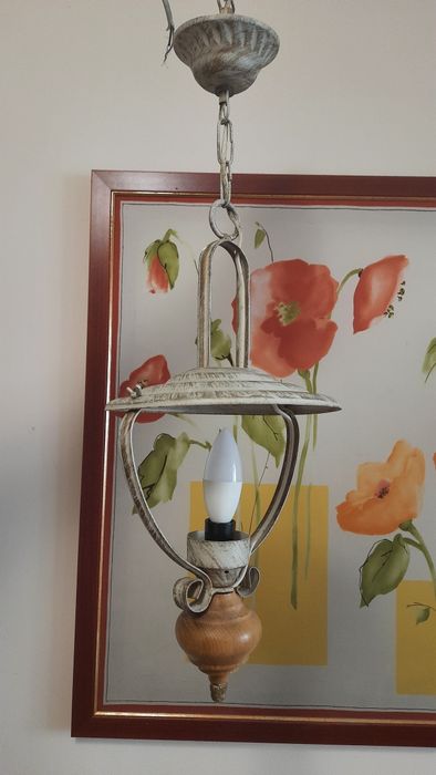 Вінтажна люстра, цоколь Е14