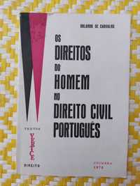 Os Direitos do Homem no direito civil Português 
Orlando de Carvalho