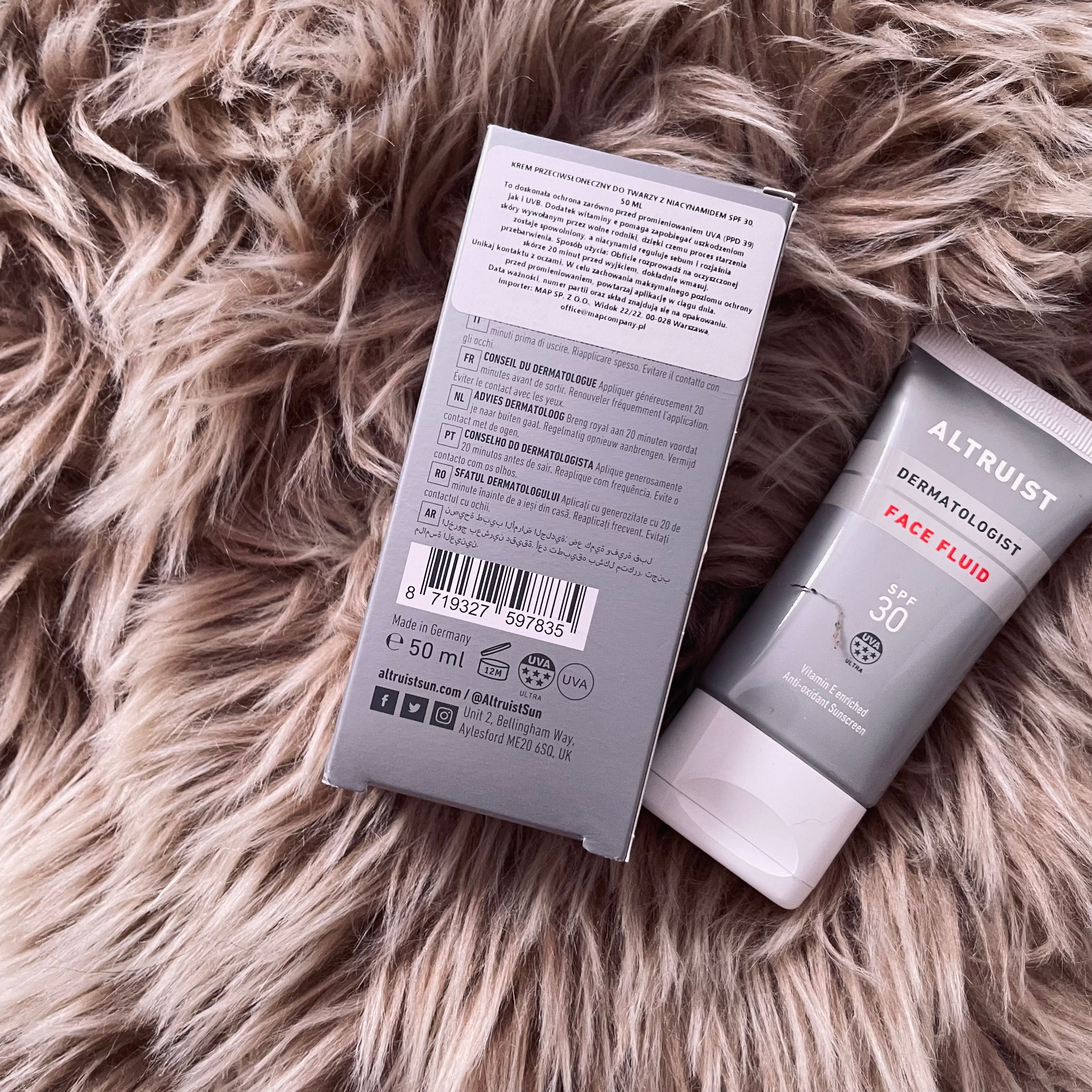 Altruist Face Fluid Sunscreen SPF 30 krem do twarzy z niacynamidem