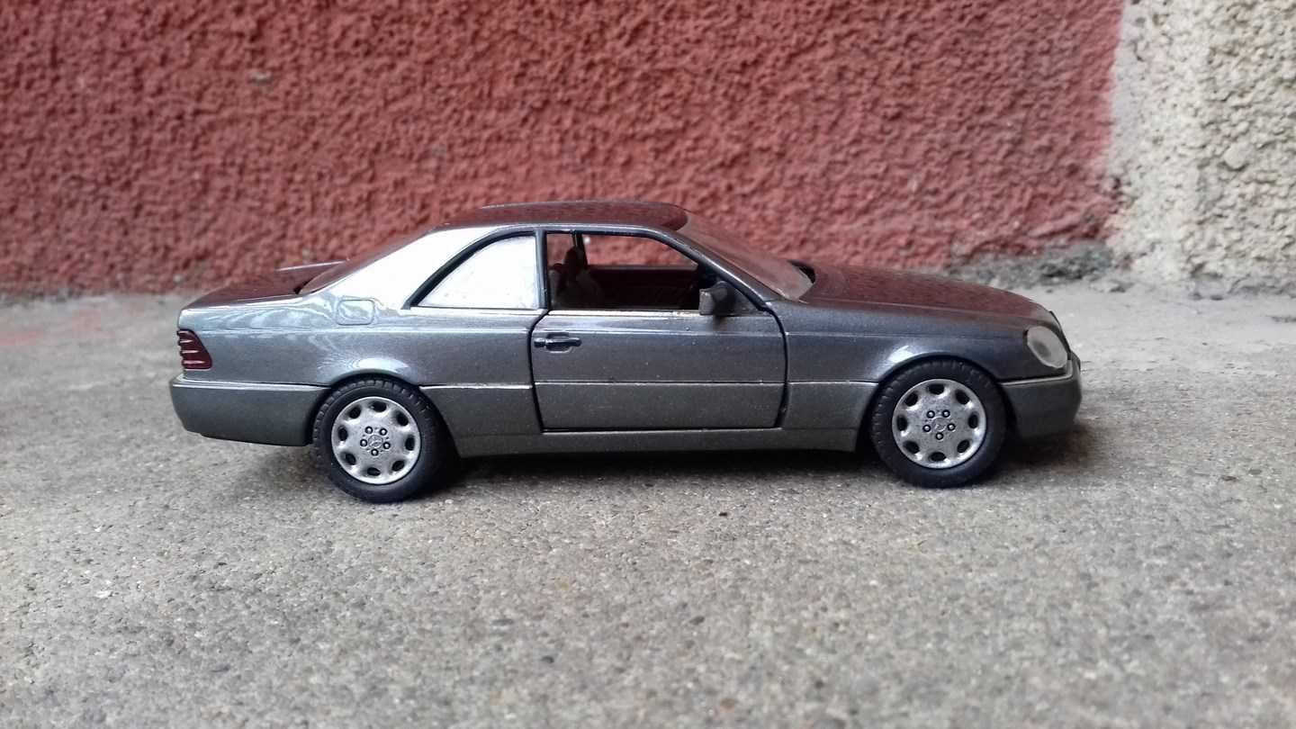 Mercedes-Benz S600 CL SEC S-Class Coupe 1:43 Schabak model c140 w140