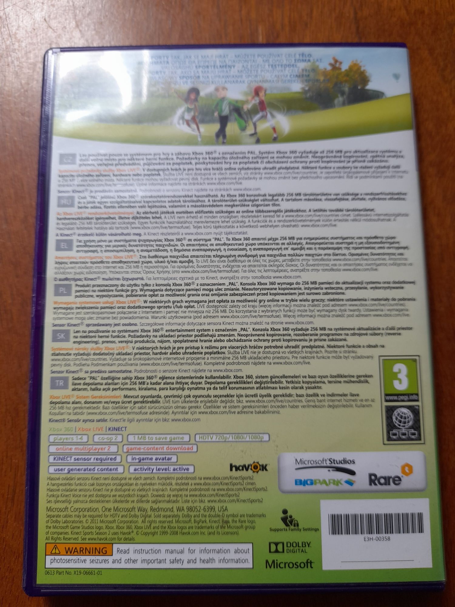 Kinect Sports sezon 2  xbox 360 Sport po polsku!