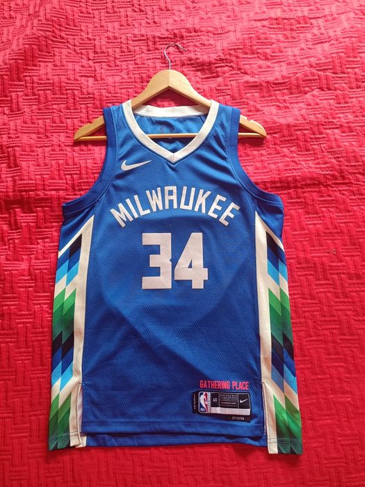 Jersey da NBA - Giannis Antetokounmpo, Bucks (portes grátis)
