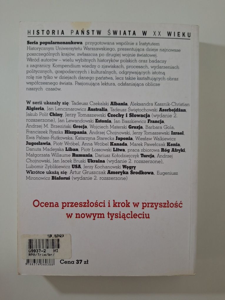 Andrzej Gąsowski RPA historia państw świata w XX wieku