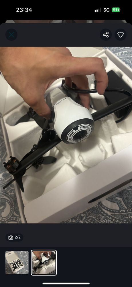 Drone beboop 2 avariado