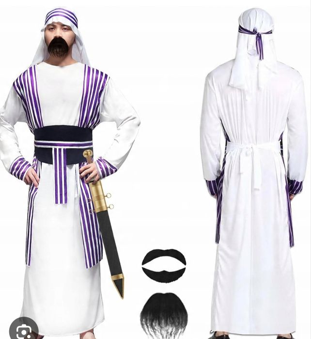 Strój karnawałowy Szejk Arabski XXL
