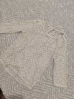 Blusa de renda branca
